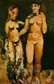 Dos mujeres desnudas 2 1906 Pablo Picasso